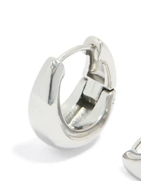 Surgical Steel Bold Oval Hoop Earrings