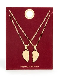 Gold Plated Daughter & Mother Necklaces 2-Pack