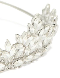 Silver Diamante Garden Of Eden Headband