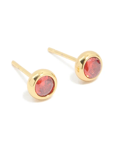 Ensemble de lunettes de pierres de naissance en pierre de naissance en acier inoxydable imperméables en zirconie.