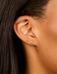 Ensemble de lunettes de pierres de naissance en pierre de naissance en acier inoxydable imperméables en zirconie.