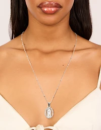 Figurine féminine en acier inoxydable imperméable {collier pendentif