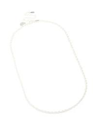 Waterproof Stainless Steel Twist Chain Necklace
