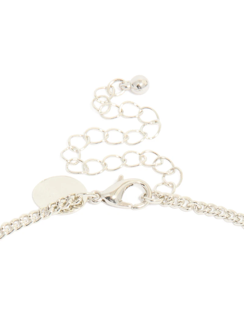 Ensemble collier et boucles d’oreilles Dazzle en zircone cubique en argent