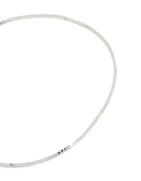 Sterling Silver Cubic Zirconia Adjustable Toggle Bracelet