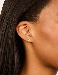 Boucles d’oreilles en boule en argent sterling plaquées or