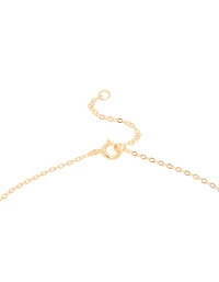 Gold Plated Sterling Silver Bubble Letter J Necklace
