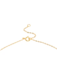 Gold Plated Sterling Silver Bubble Letter S Necklace