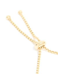 Bracelet classique épais à bascule épais plaqué or