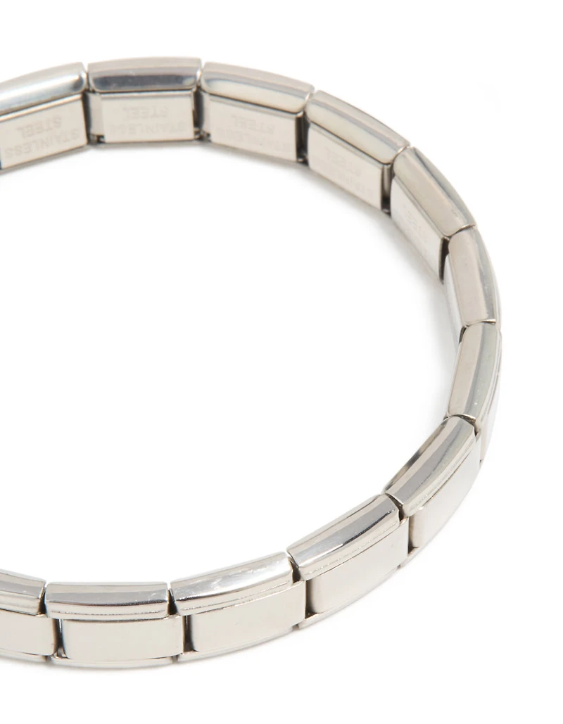 Waterproof Stainless Steel Stretch Watch Link Bracelet