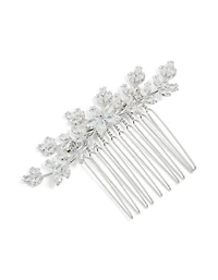 Silver Diamante Dainty Peta Hairl Comb