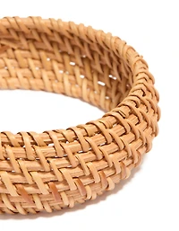 Bracelet tissé brun