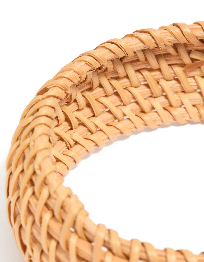 Bracelet tissé brun