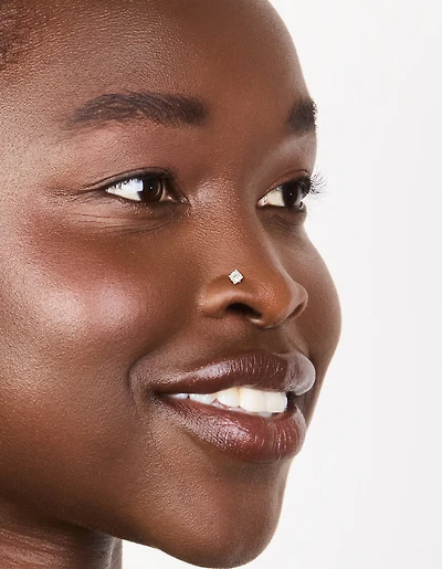 Clous de nez plats sans filetage en titane en zircone cubique