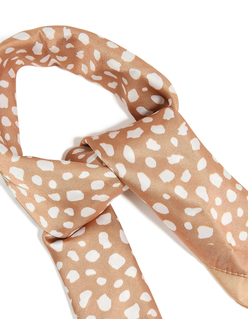 Spotted Deer Print Fabric Scarf