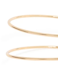 Gold Sun & Swirl Arm Cuff