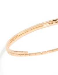 Gold Double Sun Arm Cuff