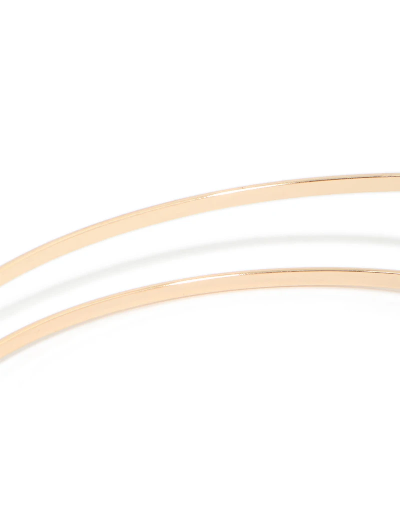Gold Small Flower Arm Cuff