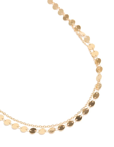 Gold Coin Layered Waist Chain
