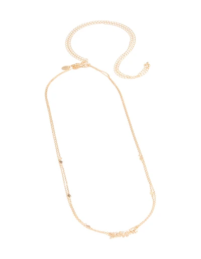 Gold Babygirl Text Waist Chain