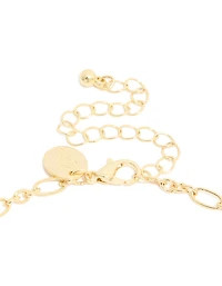 Collier de breloques célestes plaqués or