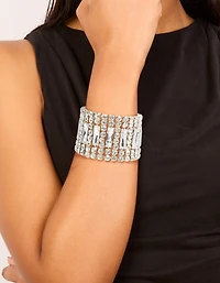 Bracelet Diamantes Colossaux en argent