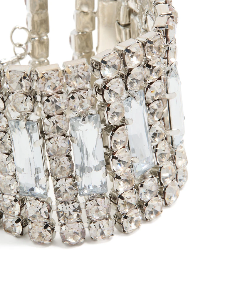 Bracelet Diamantes Colossaux en argent