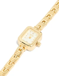Gold Egyptian Link Mini Watch