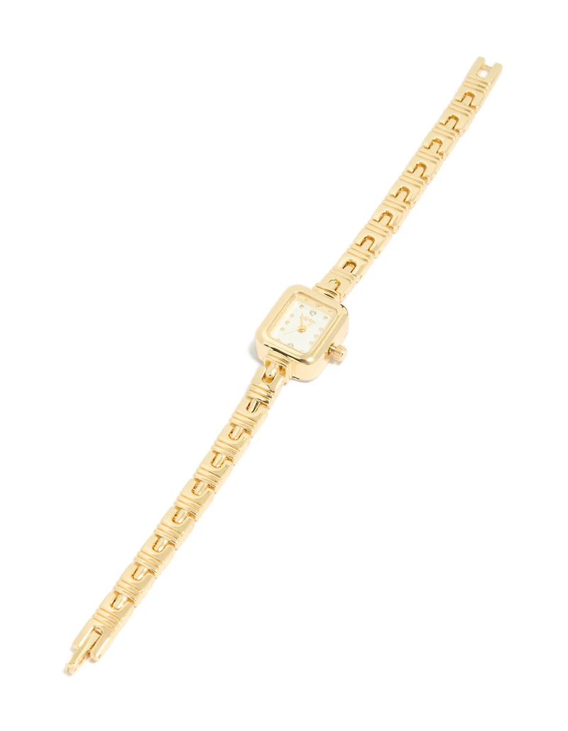 Gold Egyptian Link Mini Watch