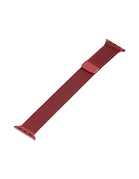Sangle en treillis métallique recouvert de rouge 38/40/41 mm