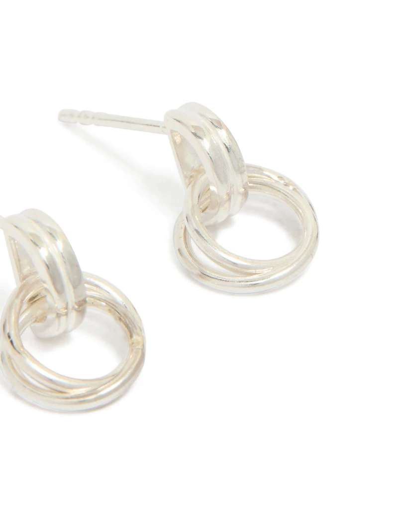 Boucles d’oreilles porte-heurtoir en argent sterling