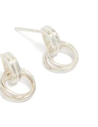Boucles d’oreilles porte-heurtoir en argent sterling