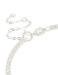 Sterling Silver Cubic Zirconia Tennis Bracelet