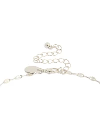 Collier sac en argent en diamants