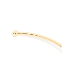 Gold Plated & Green Cubic Zirconia Wrist Cuff