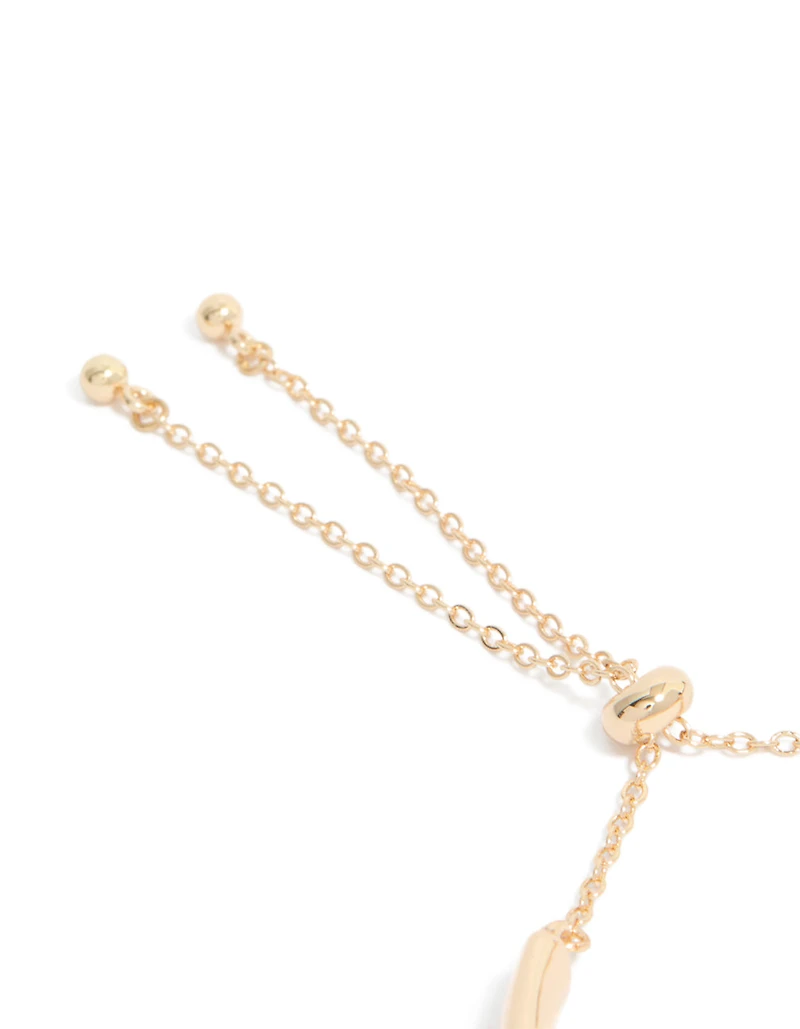 Gold Celestial Diamante Toggle Bangle