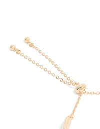 Gold Celestial Diamante Toggle Bangle