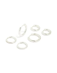 Boucles d’oreilles Huggie empilables essentielles en acier inoxydable étanchées