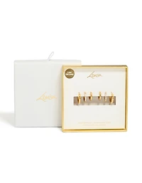 Boucles d’oreilles Huggie empilées essentielles en acier inoxydable en acier inoxydable imperméable