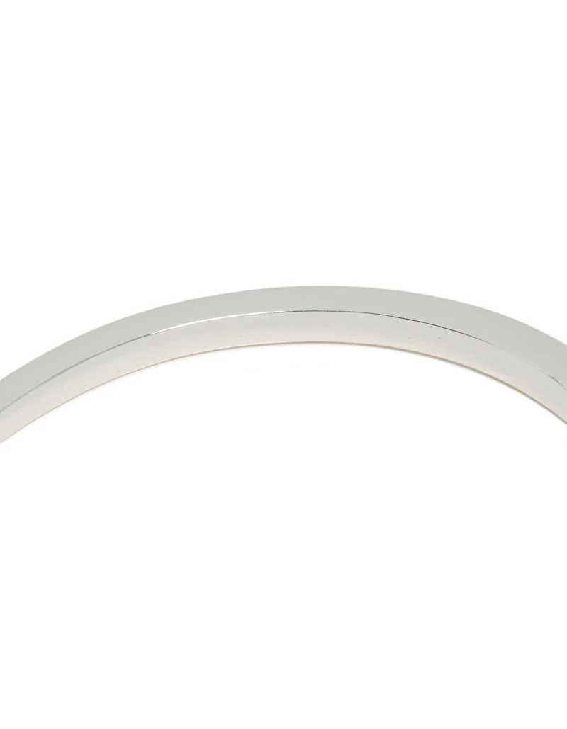 Silver Plated Bezel Diamante Tennis Bracelet