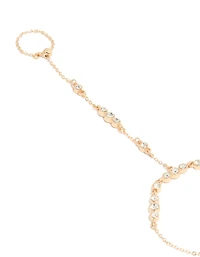 Gold Adjustable Hand Chain