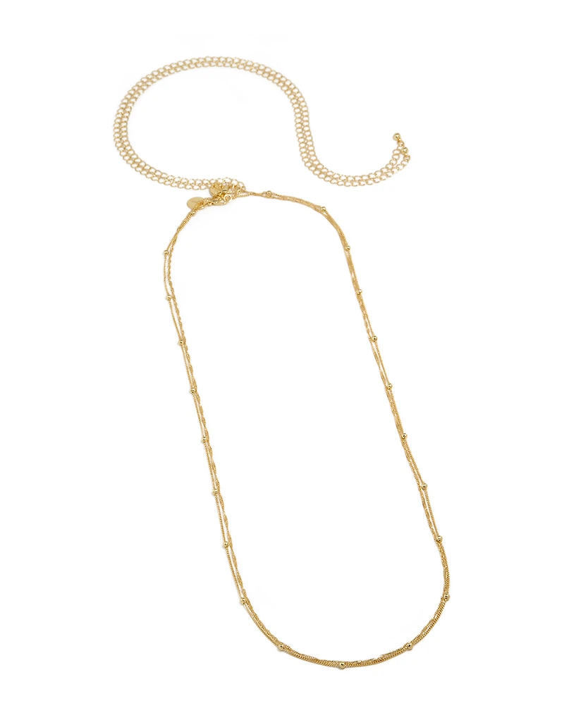 Gold Plated Layered Waist Chain