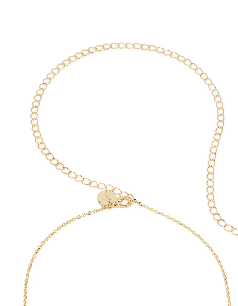 Gold Plated Multicoloured Semi Precious Stones Waist Chain