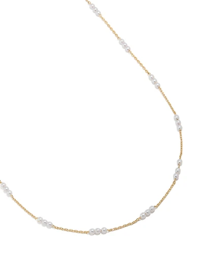 Gold Plated Mini Pearls Waist Chain