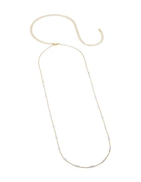 Gold Plated Mini Pearls Waist Chain