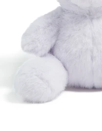 Kids White Polyester Teddy Key Chain