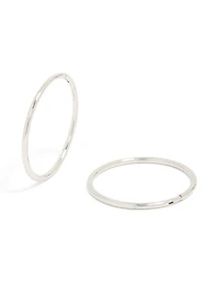 Surgical Steel Fine Sleeper Earrings 12 MM