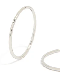 Surgical Steel Fine Sleeper Earrings 12 MM