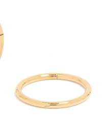 Gold Plated Surgical Steel 10 MM Thick Sleeper Earrings