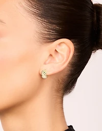 Mixed Metal  Plated Small Round Open Hoop Earrings 3-Pack